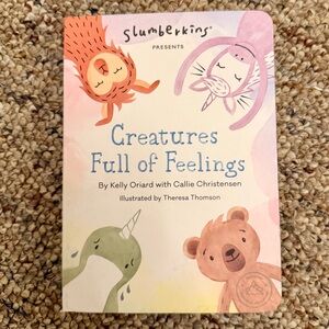 NWT "Creatures Full of Feelings" Slumberkins Board Book